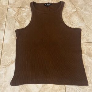 J. Crew High Neck Ribbed Tank - M